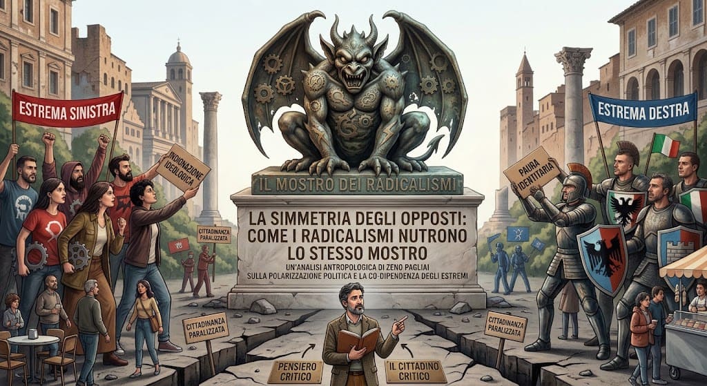 La Simmetria degli Opposti: Come i Radicalismi Nutrono lo Stesso Mostro