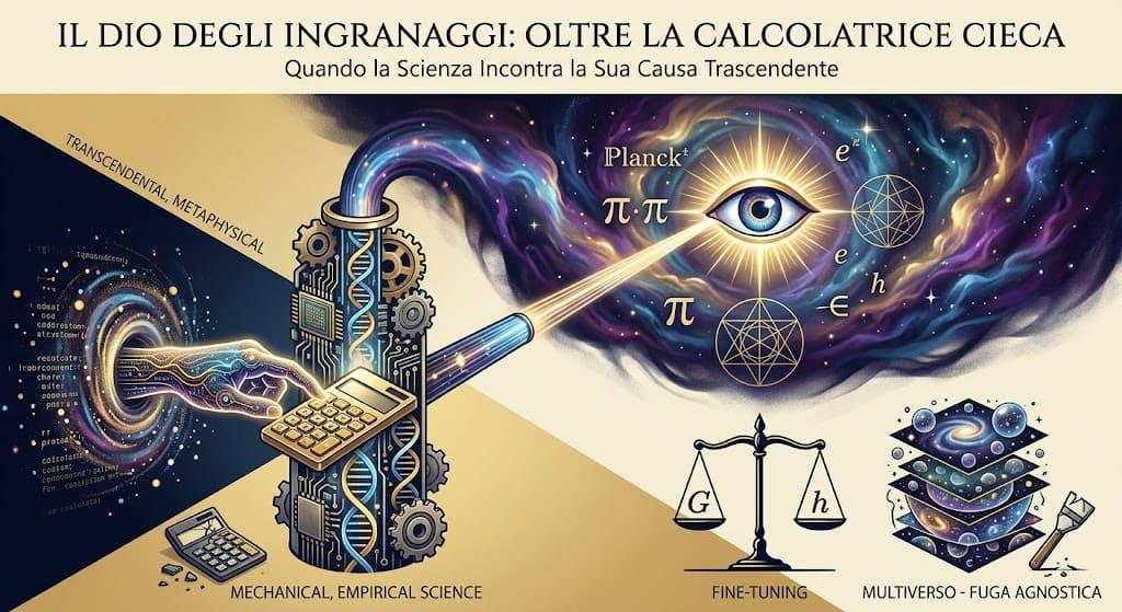 Il Dio degli ingranaggi: perché la scienza senza metafisica è solo una calcolatrice cieca